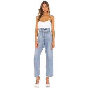 AGOLDE Reworked 90’ High-Waisted Light Blue Jeans fits 26/27 sexy